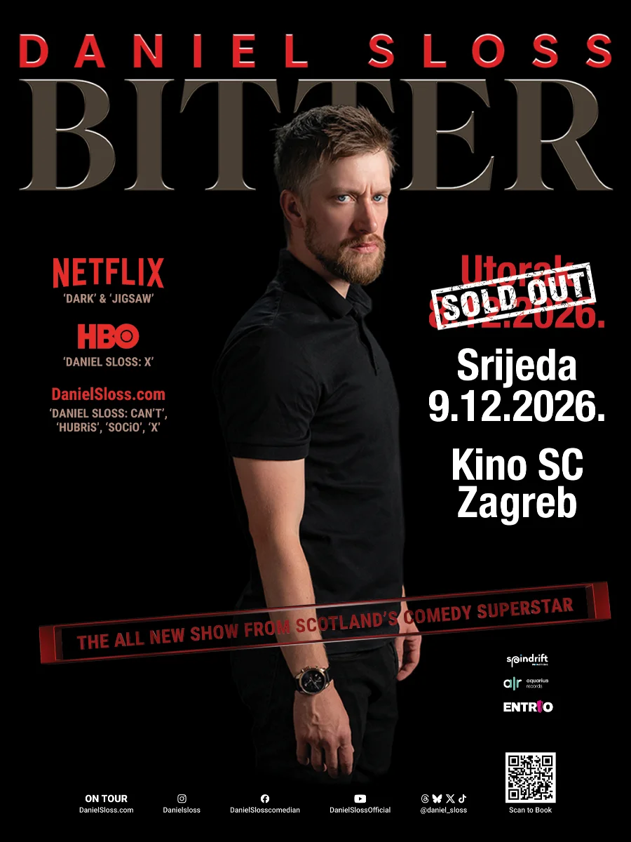 Daniel Sloss - Bitter - Zagreb Day 2
