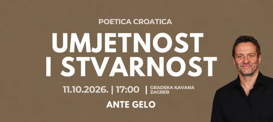 Poetica Croatica: Poetsko glazbeni salon Ante Gelo