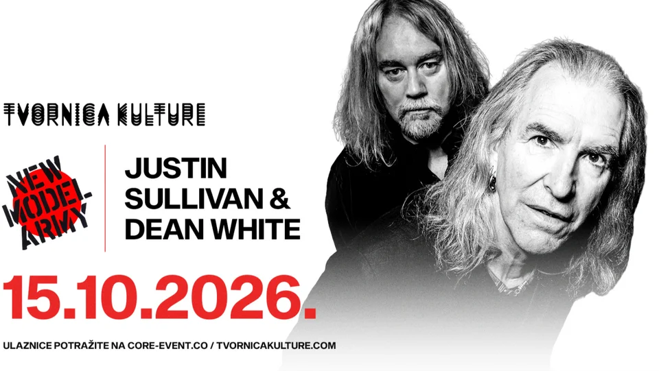 NEW MODEL ARMY Justin Sullivan & Dean White u Tvornici Kulture