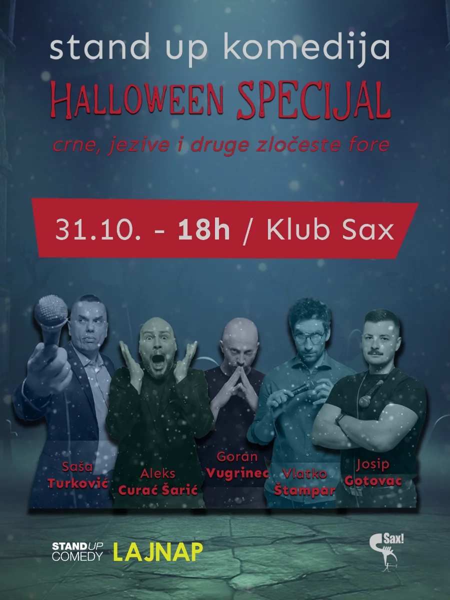 Halloween SPECIJAL - EARLY SHOW - stand up comedy by LAJNAP