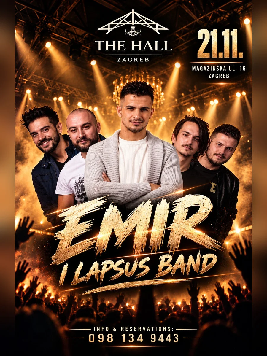 EMIR & LAPSUS BAND LIVE | THE HALL ZAGREB