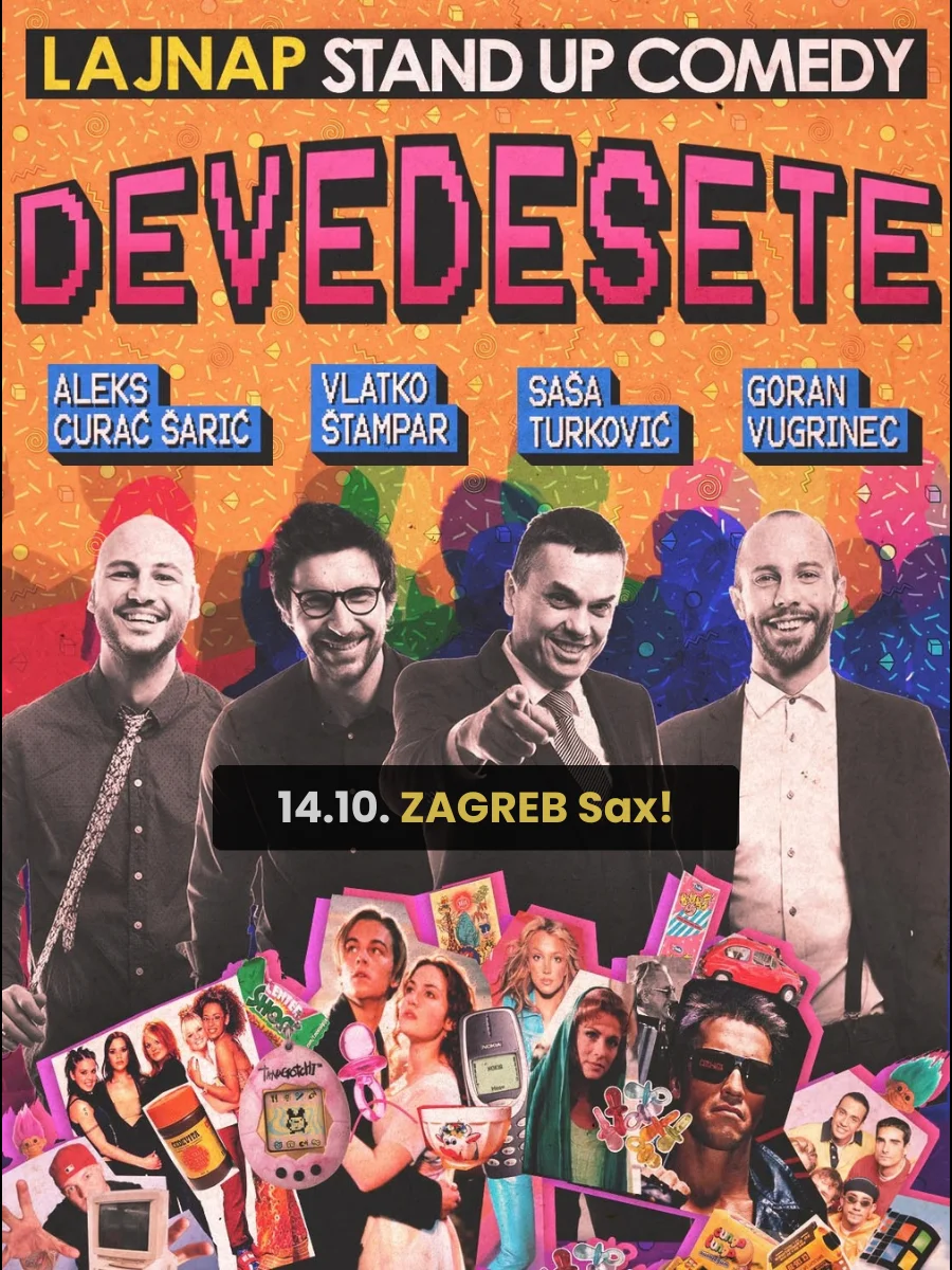 DEVEDESETE - stand-up comedy show by LAJNAP